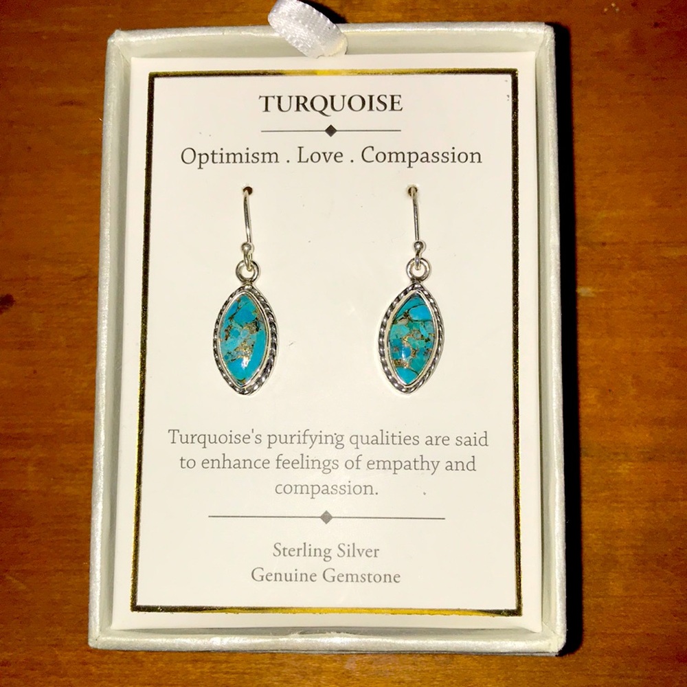 Sterling Sivler Turquoise Earnings!